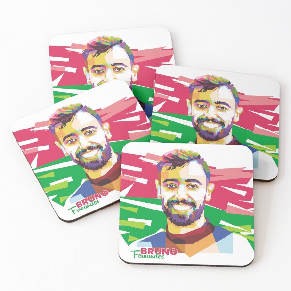 Item preview, Bruno Fernandes in Pop Art Portrait designed and sold by Limada Iqbal.