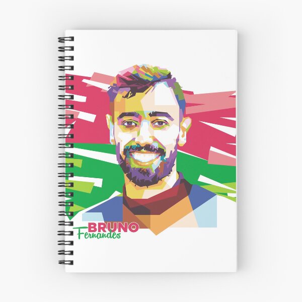 Item preview, Bruno Fernandes in Pop Art Portrait designed and sold by Limada Iqbal.