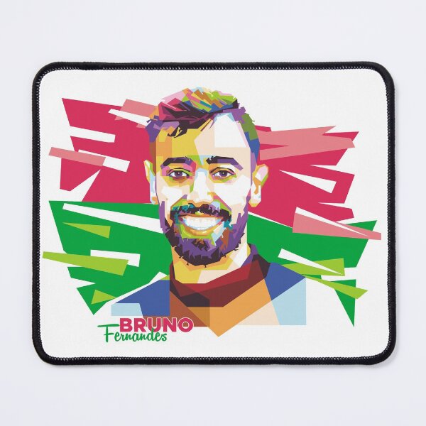 Item preview, Bruno Fernandes in Pop Art Portrait designed and sold by Limada Iqbal.