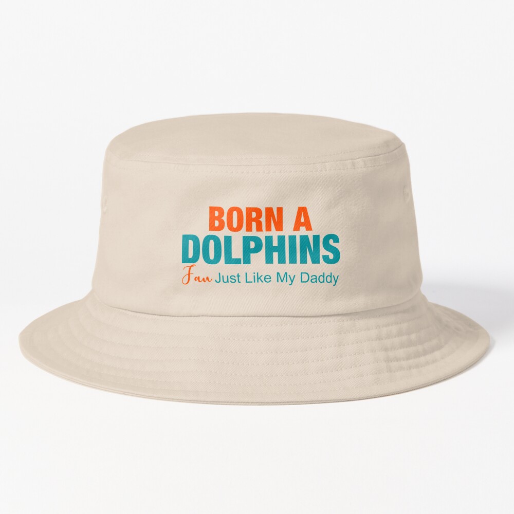 Miami Dolphins Born A Dolphins Fan Just Like My Daddy T-Shirt - T-shirts  Low Price