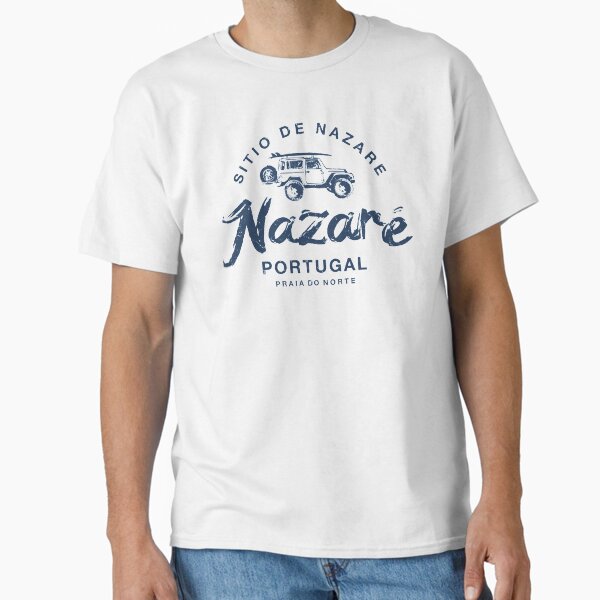 Aperçu de l'œuvre Nazare PORTUGAL Portugais Surf Vintage créée et vendue par IronEcho.