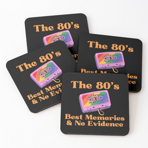 Item preview, The 80's Best Memories and No Evidence, Funny gifts designed and sold by Auntieck.