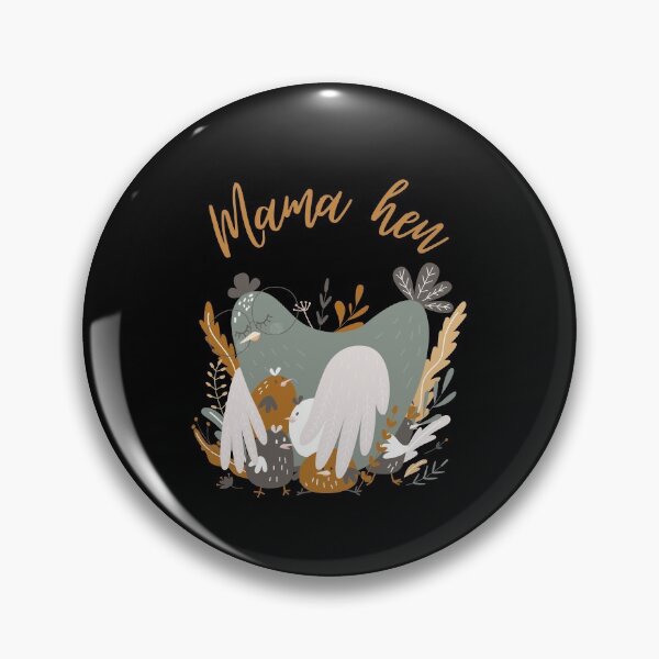 Item preview, Mama Hen, designed and sold by 2ModernHippies.
