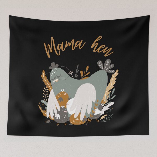 Item preview, Mama Hen, designed and sold by 2ModernHippies.