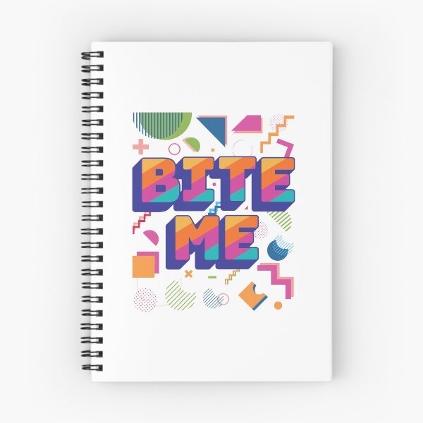 Item preview, Bite Me! Cool 80's Retro Slang designed and sold by GravitiTees.