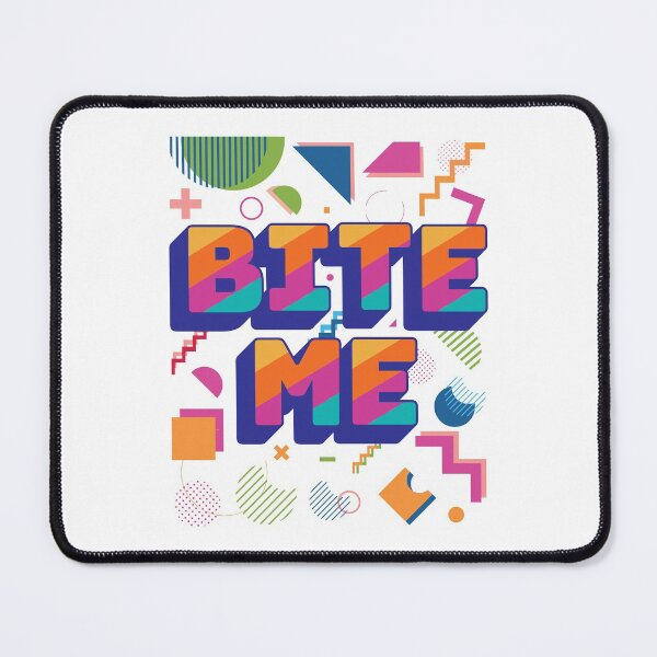 Item preview, Bite Me! Cool 80's Retro Slang designed and sold by GravitiTees.