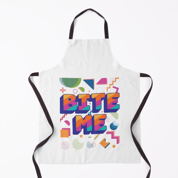 Item preview, Bite Me! Cool 80's Retro Slang designed and sold by GravitiTees.