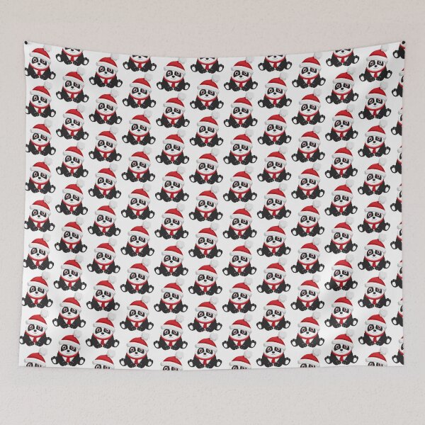 Item preview, Funny Cute Christmas Panda designed and sold by DarkHumorstore.