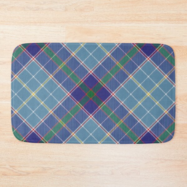 Item preview, Texas Tartan Blue Plaid Diagonal High Res 300 DPI designed and sold by MarikaJohnson.