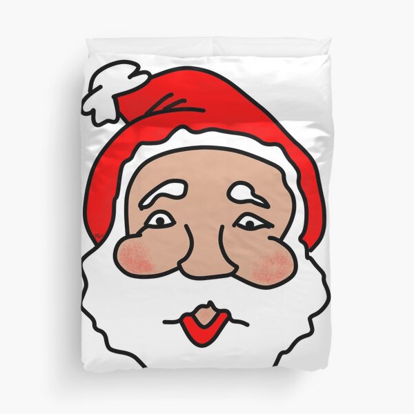 Santa - Christmas Art Duvet Cover
