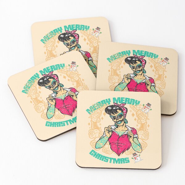Item preview, Merry Christmas Lady death, also great for Halloween gift designed and sold by RoxyCox.