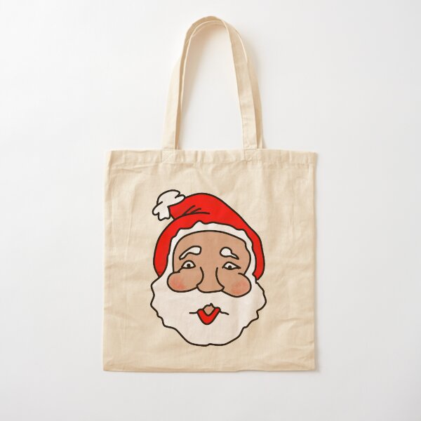 Santa - Christmas Art Cotton Tote Bag