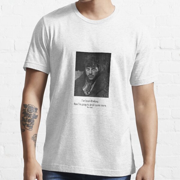 "Oliver Reed Drinking" Essential TShirt for Sale by mfm457 Redbubble