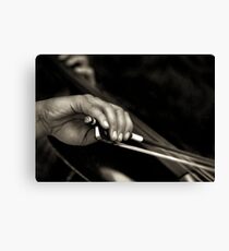 The cellist Canvas Print