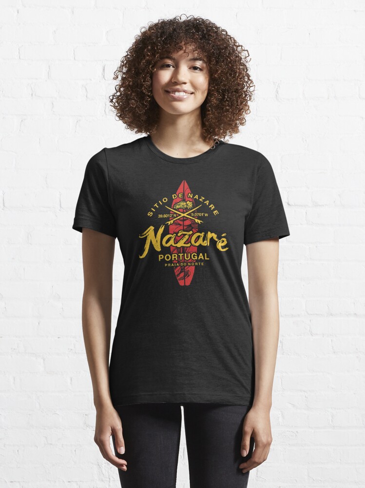 Disover Nazare Portugal Vintage Surfing | Essential T-Shirt
