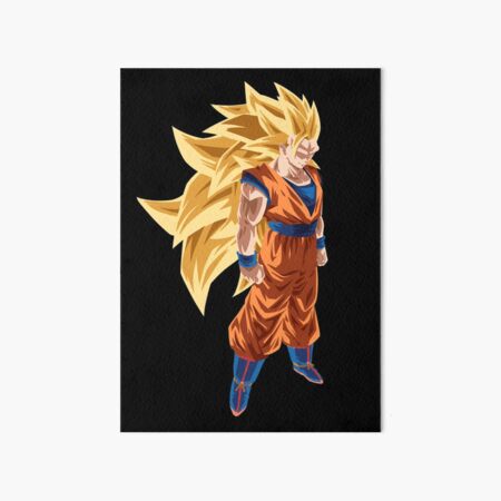 Super Saiyan 3 Goku Art Board Print for Sale by BeeRyeCrafts