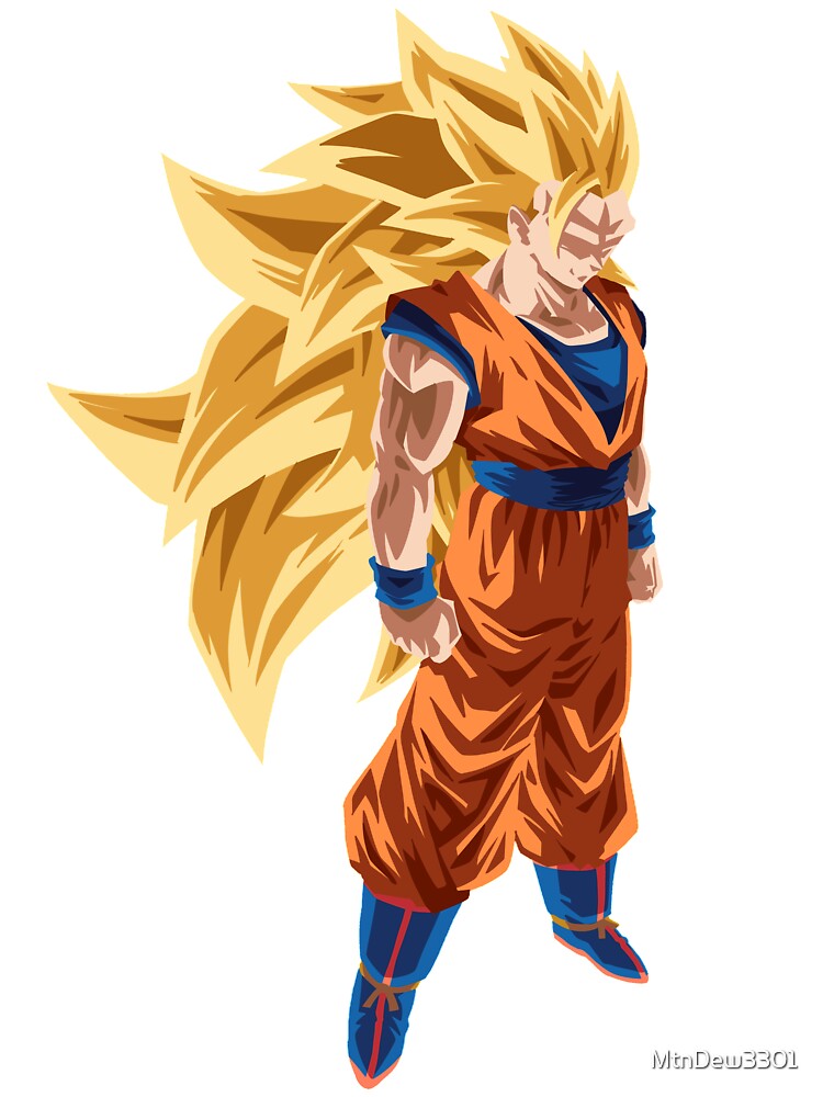 Goku Super Saiyan 3 Kids T-Shirt for Sale by MtnDew3301