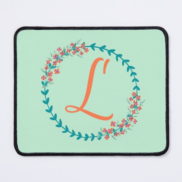 Item preview, Initial L. Letter L. Monogram L. Floral. L name. designed and sold by ABInspired.