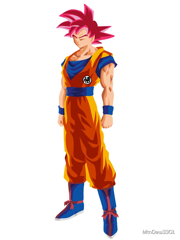 Goku En Super Saiyan Blue O Super Saiyan Dios Super - Dragon Ball