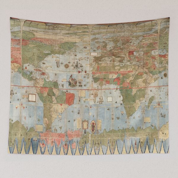 Item preview, Antique Map of the World in 1583 designed and sold by ganje.