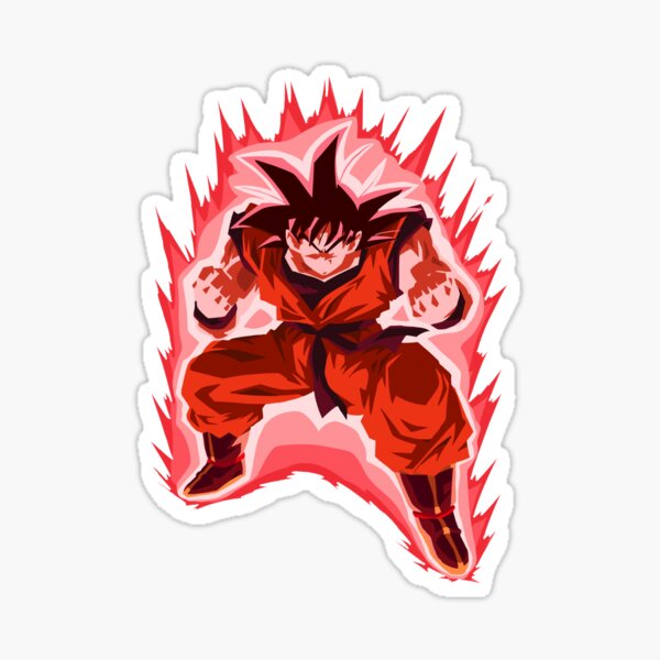 Goku Kaioken Sticker for Sale by BestOfMangaa