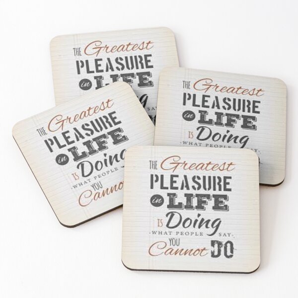 Item preview, Greatest pleasure in life is doing what people say you cannot do! designed and sold by lduke47.