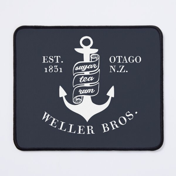 Item preview, Weller Bros: Wellerman sea shanty logo (white text) designed and sold by Ofeefee.