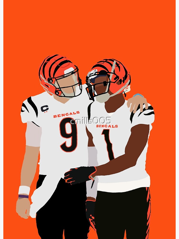 FREE shipping Joe Burrow Joe Mixon Ja'Marr Chase Who Dey