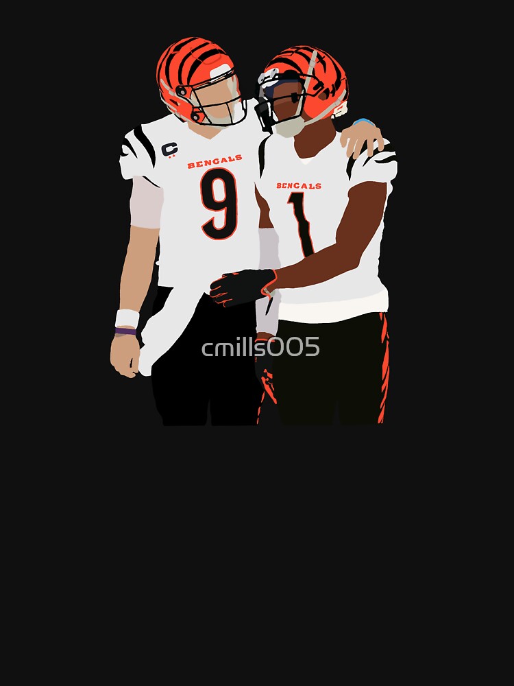 Joe Burrow Bengals Orange Active T-Shirt for Sale by ryanclark12