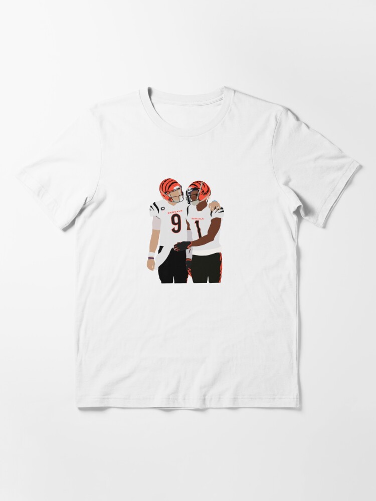 Ja'Marr Chase and Joe Burrow Griddy Cincinnati T-Shirt (Small