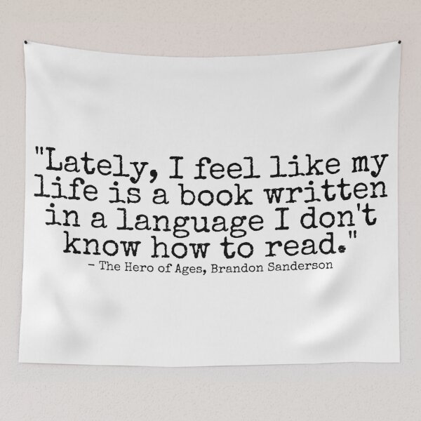 Item preview, The Hero of Ages, Brandon Sanderson Mistborn Quote designed and sold by GeKrayr.