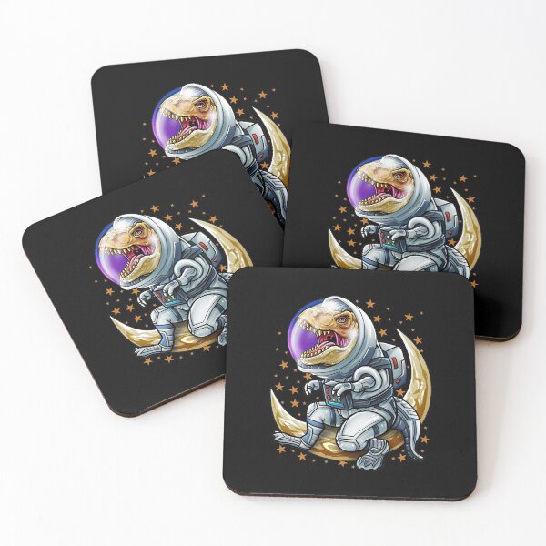 Item preview, Astrosaurus Funny Dinosaur T-Rex Astronaut designed and sold by Meliafroggy.