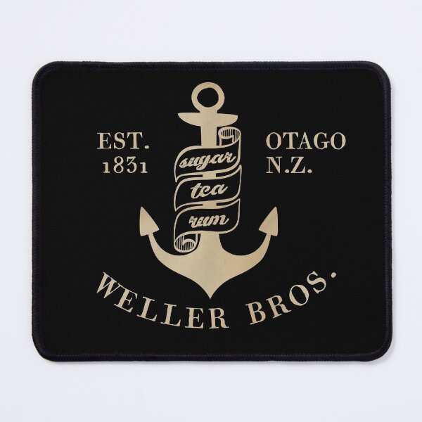 Item preview, Weller Bros: Wellerman sea shanty logo (parchment look) designed and sold by Ofeefee.