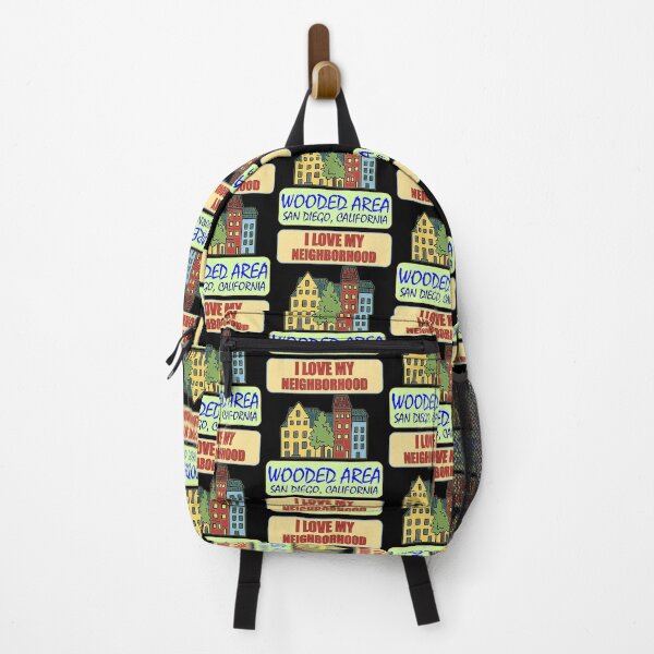 Item preview, I Love My Neighborhood Wooded Area San Diego - Community Pride designed and sold by artfulnotebook.