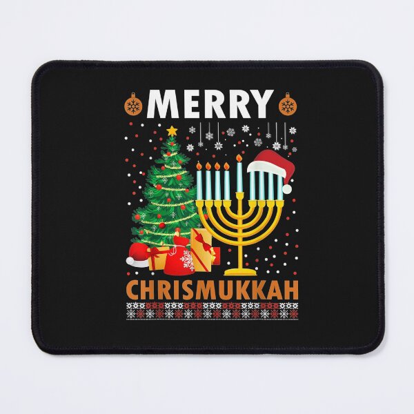 Item preview, Merry Chrismukkah 2021 Happy Hanukkah Christmas Santa Hat T-Shirt designed and sold by Besnier-Rahel.