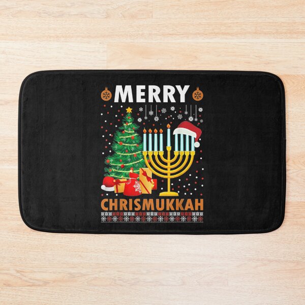 Item preview, Merry Chrismukkah 2021 Happy Hanukkah Christmas Santa Hat T-Shirt designed and sold by Besnier-Rahel.