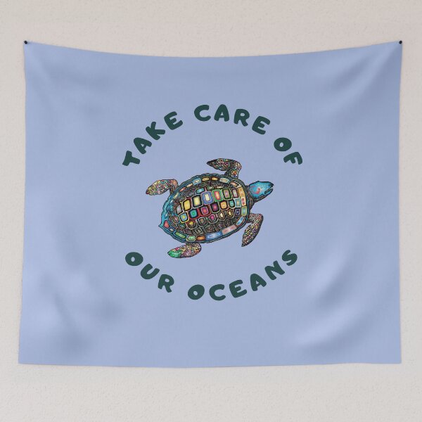 Item preview, Take Care of Our Oceans Sea Turtle Lovers designed and sold by checkertonetees.