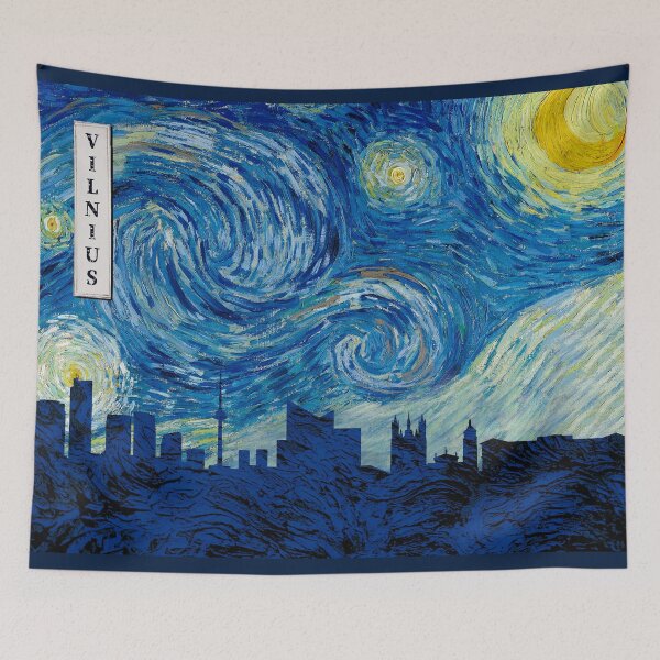 Item preview, Vilnius Van Gogh Starry Night designed and sold by DFerraz.