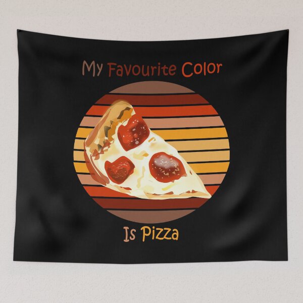 Item preview, My Favourite Color Is Pizza | Funny Pizza Quotes designed and sold by Jason Gilbert.