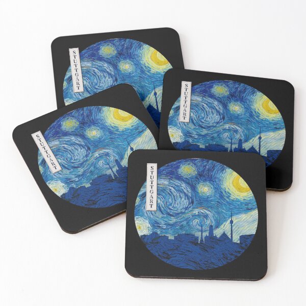 Item preview, Stuttgart Starry Night Van Gogh Circle designed and sold by DFerraz.