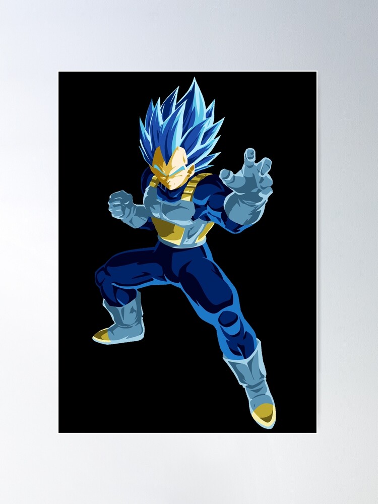 Super Saiyan Blue Vegeta Poster for Sale by creationistlife