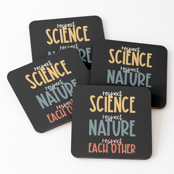 Item preview, Respect science, respect nature, respect each other - retro colors designed and sold by Ofeefee.