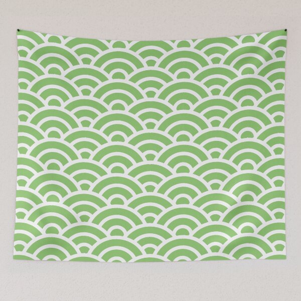 Item preview, NAE 143 Seigaiha Waves - Energetic Ver. | Japanese Pattern Wagara designed and sold by Polariszero.