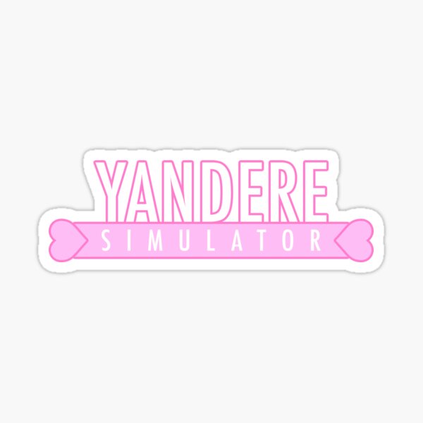 Yandere Simulator Stickers Redbubble - yandere simulator w roblox akademi high rp