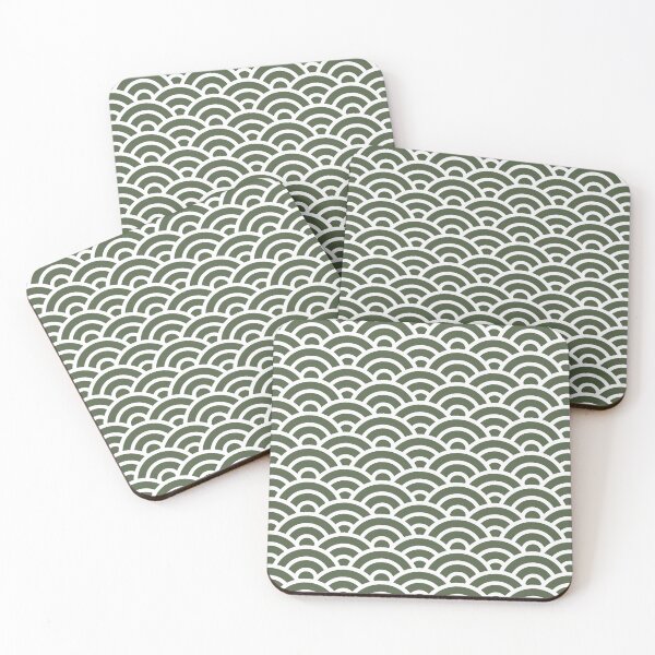Item preview, YANAGISUSUTAKE 144 Seigaiha Waves - Energetic Ver. | Japanese Pattern Wagara designed and sold by Polariszero.
