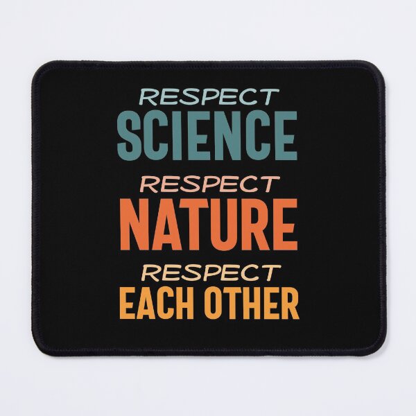 Item preview, Respect science, respect nature, respect each other - retro colors designed and sold by Ofeefee.