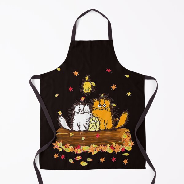 Item preview, Cute Cat Autumn Hello Fall Leaves Funny Cat designed and sold by MarvaDiaz.