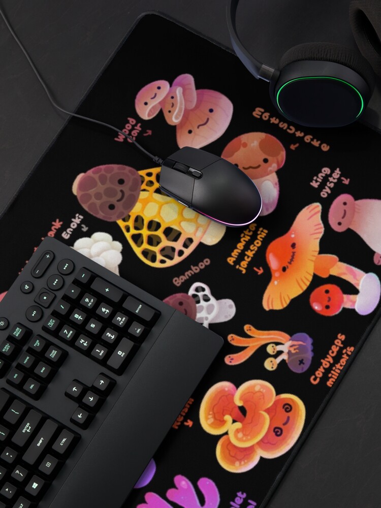 Alternate view of Mushroom - name Mouse Pad