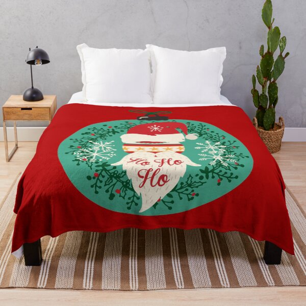 Item preview, Vintage Style Christmas Ornament with Santa & HoHoHo designed and sold by moosemtndesign.