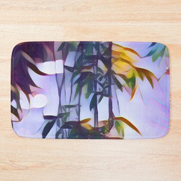 Item preview, Mosaic Green Leaves and Lights Abstract Modern Pattern designed and sold by mariagram17.